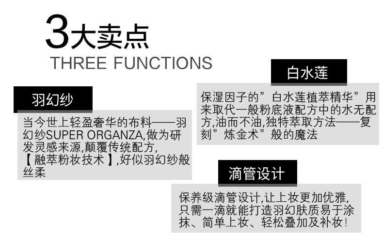 【香港直邮】意大利 Armani/阿玛尼 大师滴管精华粉底液 03#粉调偏白 30ml